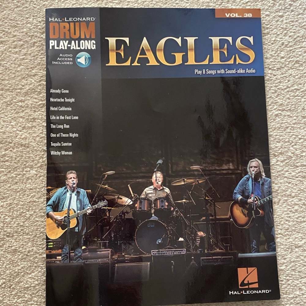 Eagles drum music book